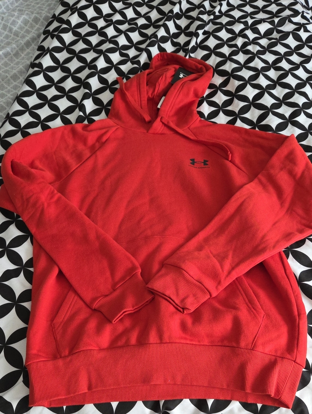 Under Armour Men’s Bright Red Pullover Hoodie